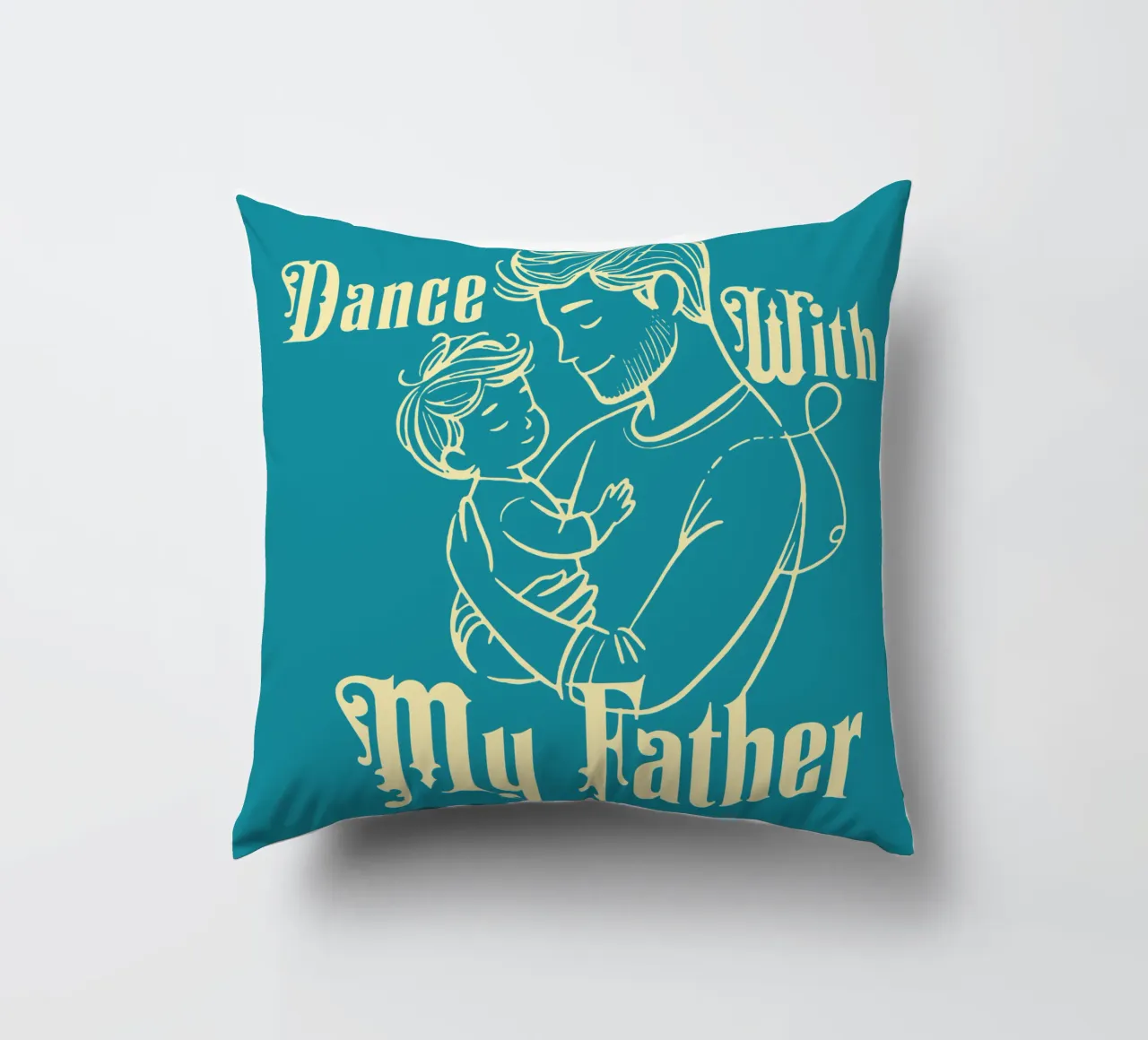 Dance with My Father decorative cushion by Gunawan Rb