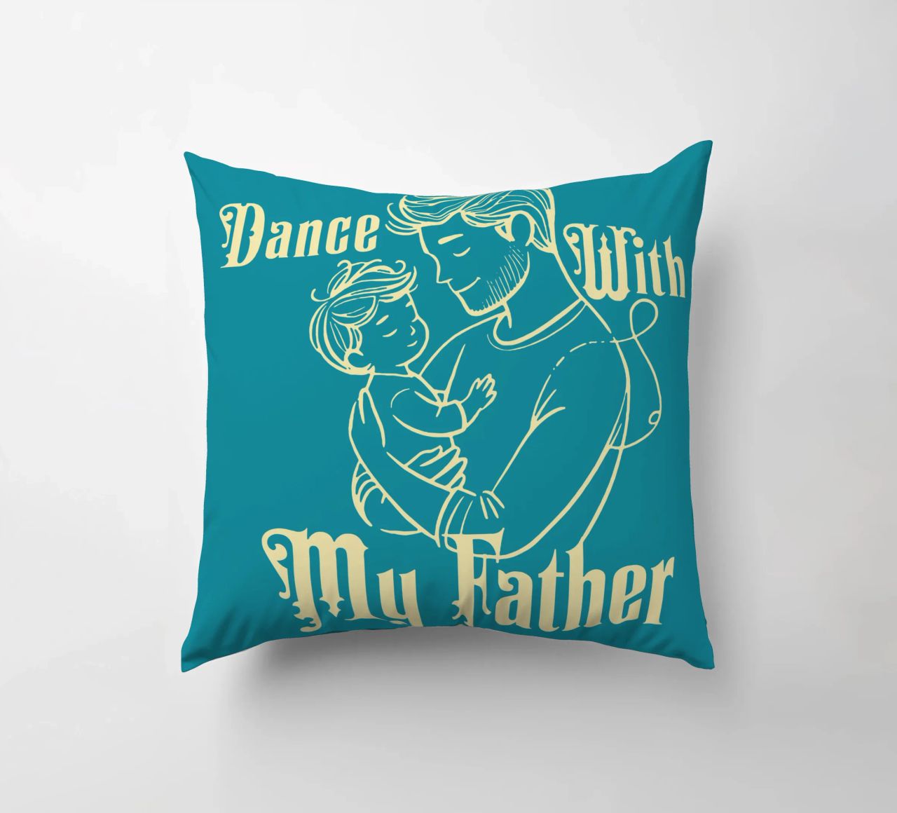 Danse avec mon père coussin de Gunawan Rb
