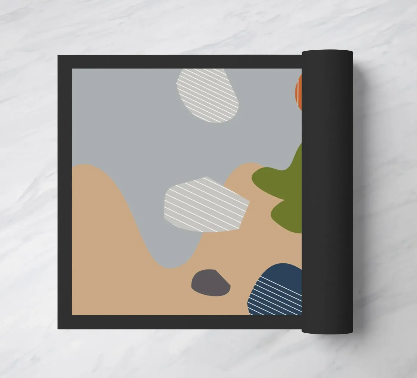 Fall Winter Abstract deurmat van KHouse Studio