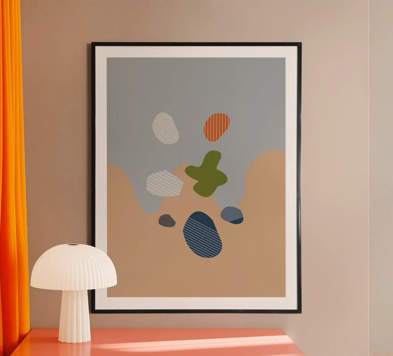 Fall Winter Abstract poster da KHouse Studio