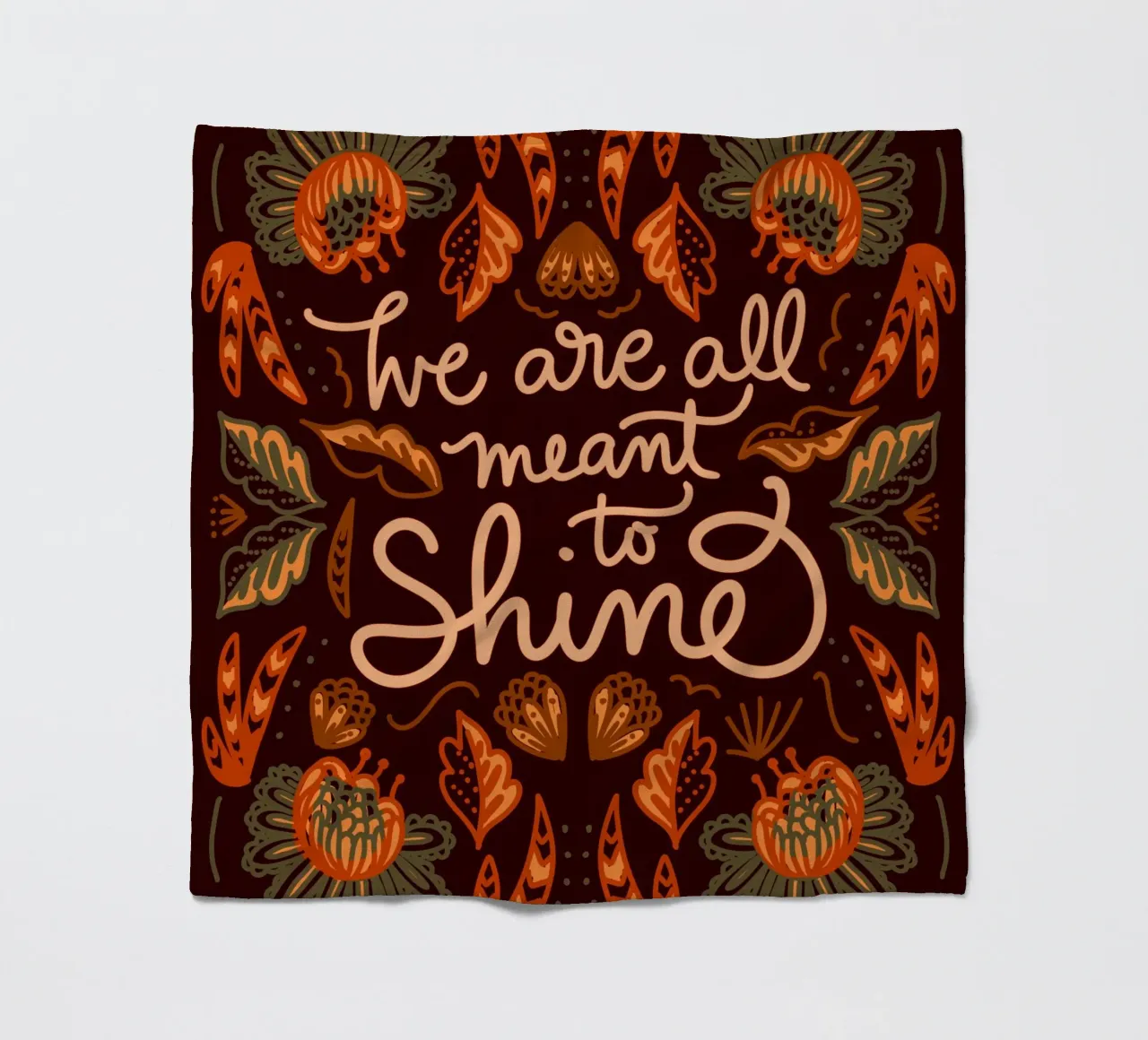 We are all meant to shine coperta in pile da anisillustration