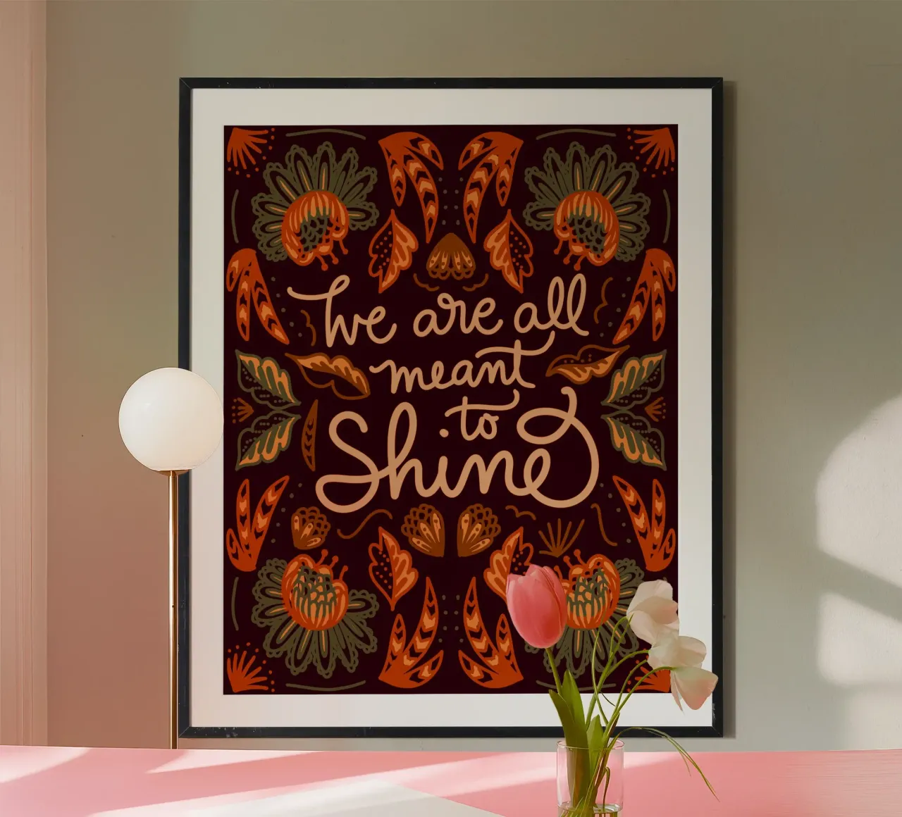 We are all meant to shine carta hahnemühle da anisillustration