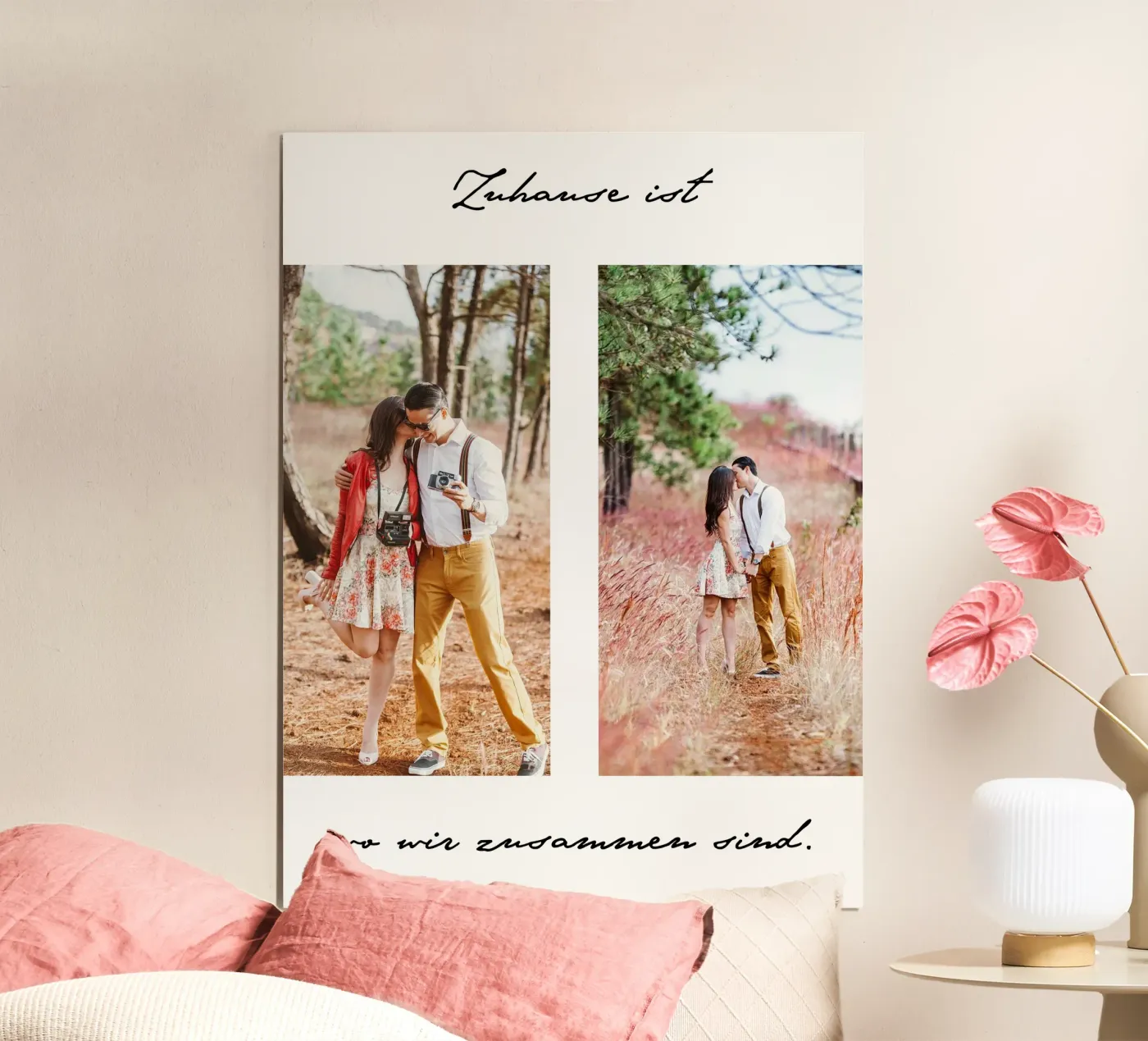 Zuhause ist poster da WORTSPIEL