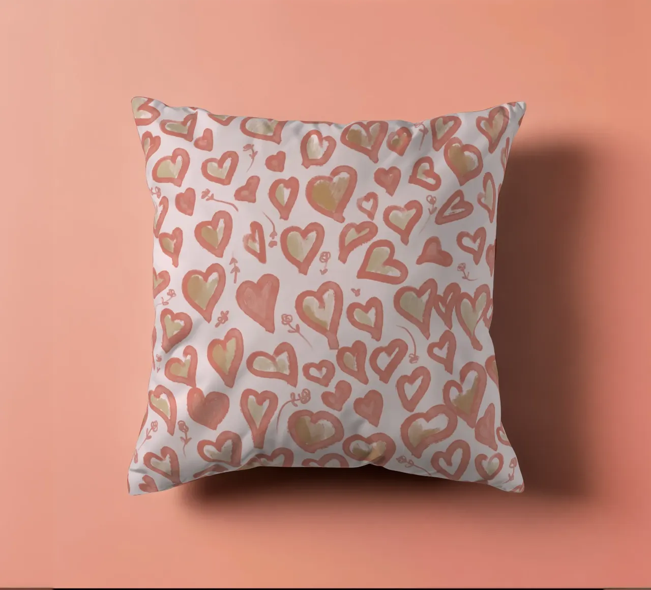 Lazy Love Hearts cojín de anisillustration