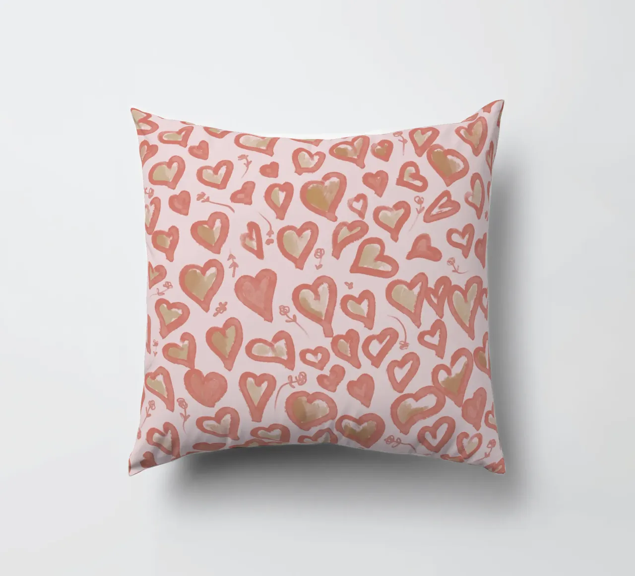 Lazy Love Hearts cojín de anisillustration