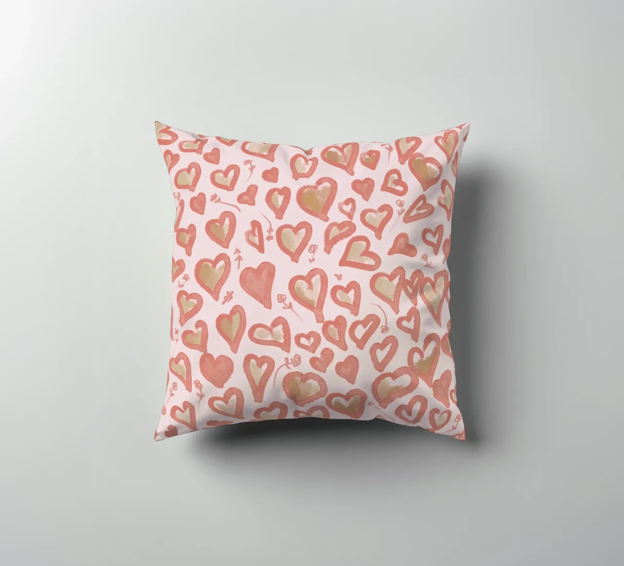 Lazy Love Hearts cojín de anisillustration