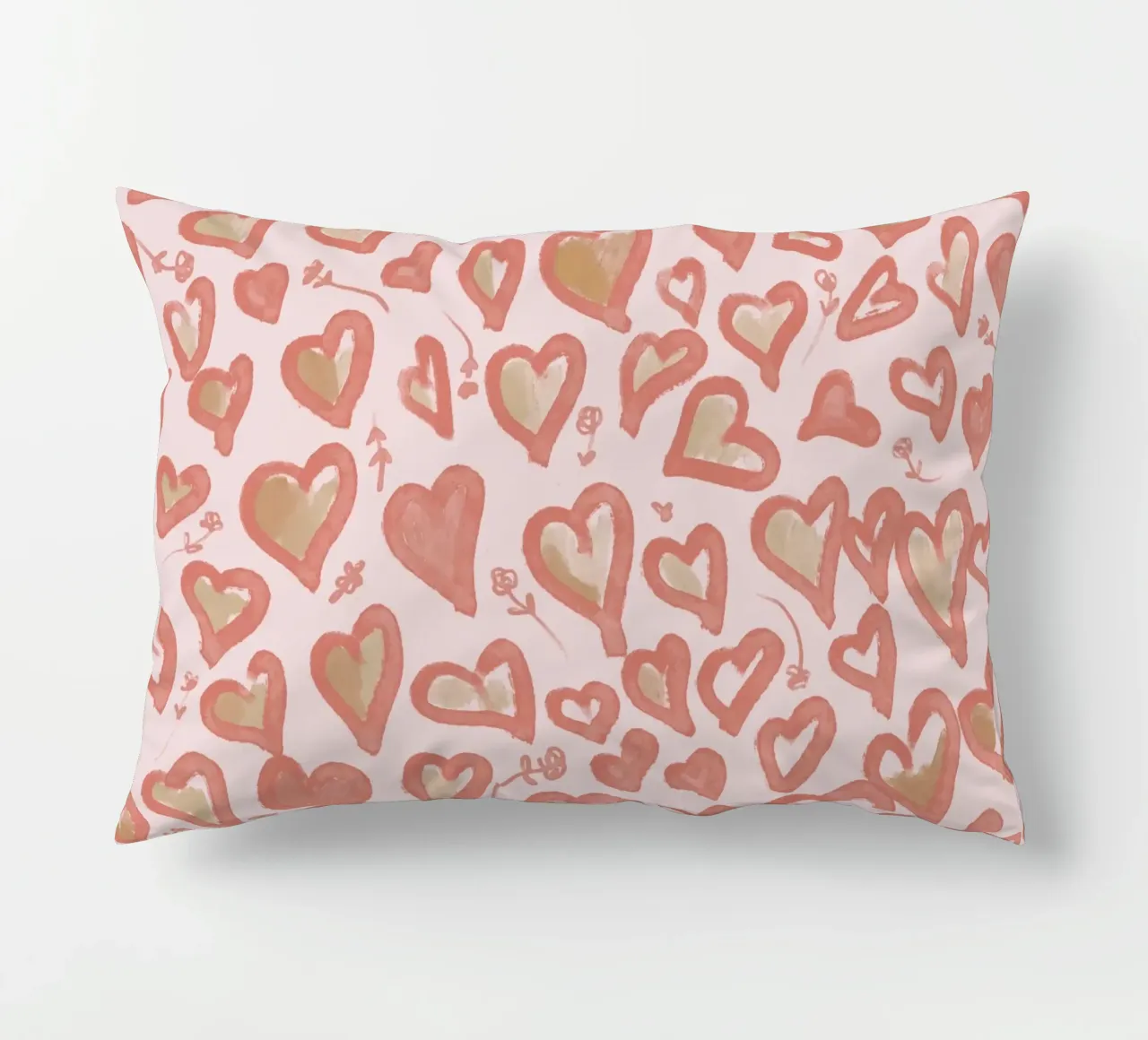 Lazy Love Hearts cojín de anisillustration
