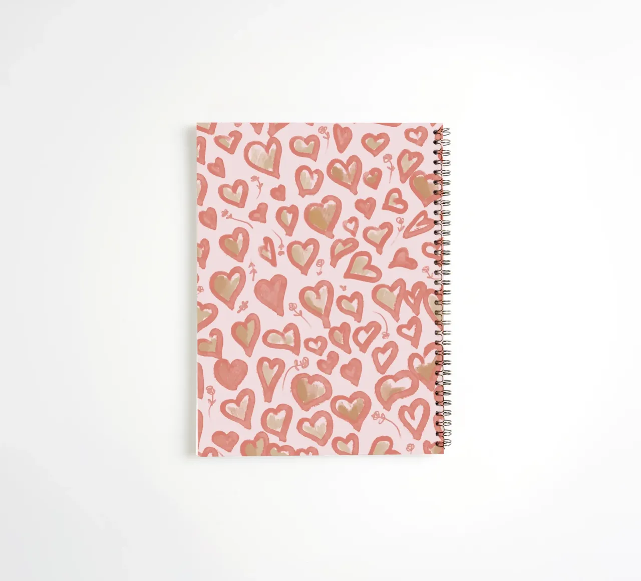 Lazy Love Hearts carnet à spirale de anisillustration