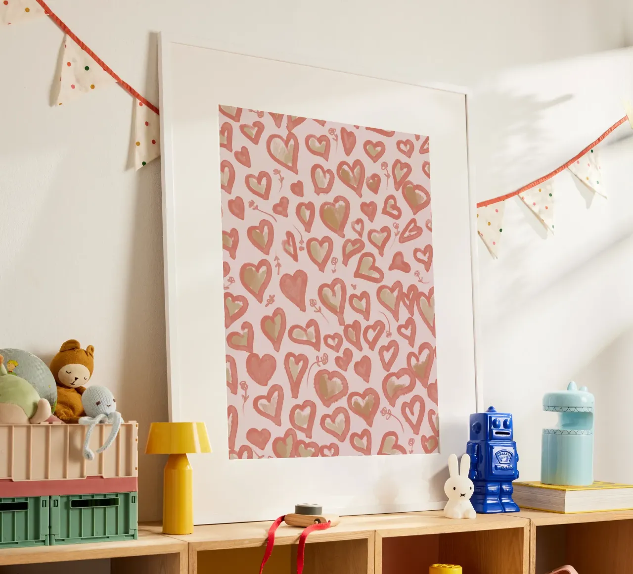 Lazy Love Hearts carta hahnemühle da anisillustration