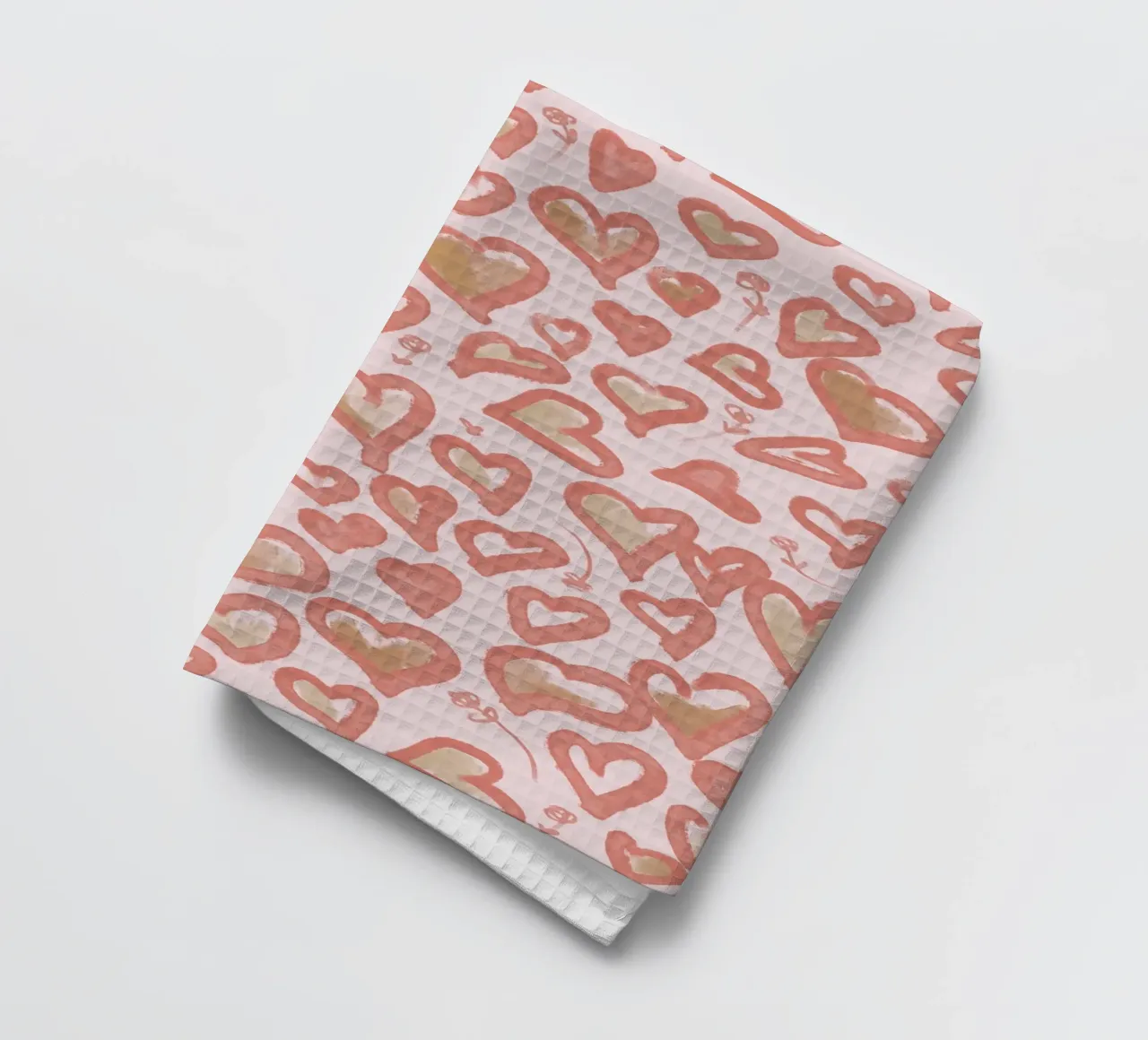 Lazy Love Hearts canovaccio da cucina da anisillustration