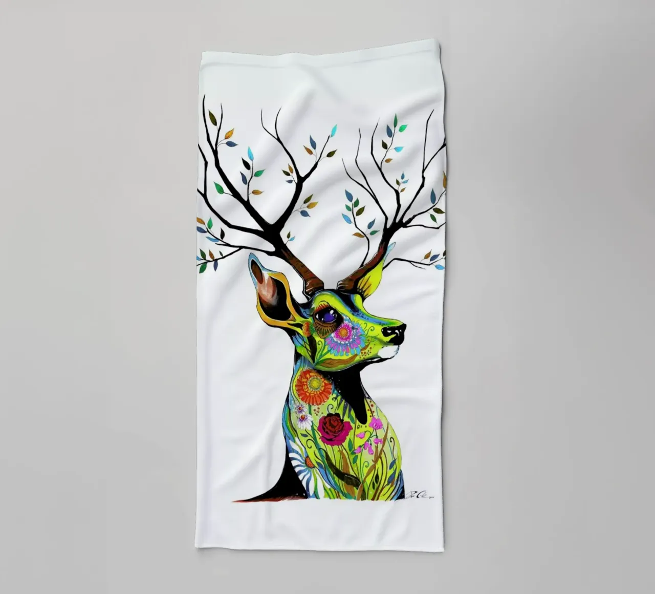Deer Nature towel by Pixie Cold