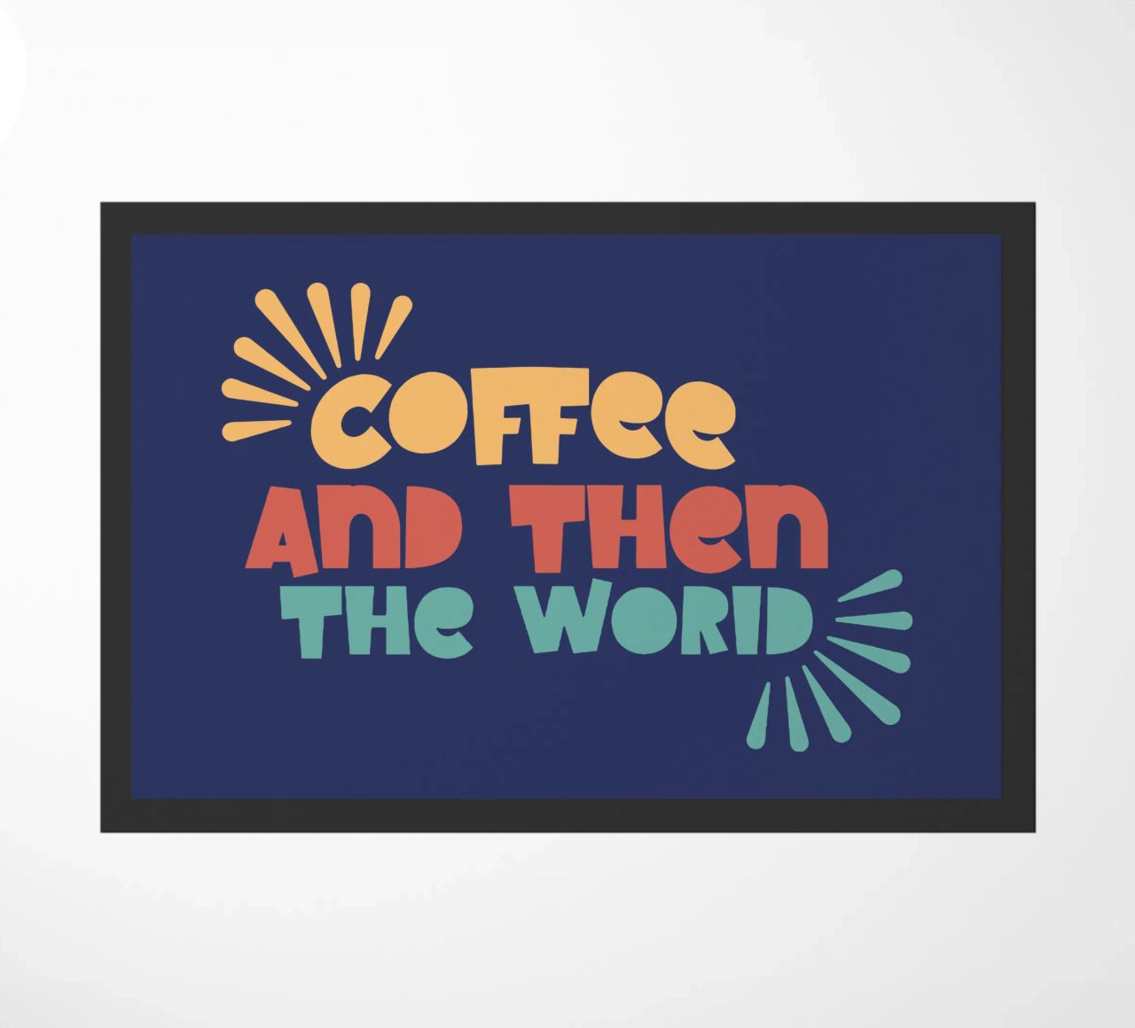 Il caffè e poi il mondo zerbino da Gunawan Rb