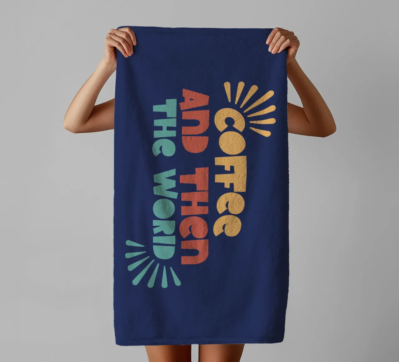 Coffee and then the world towel by Gunawan Rb