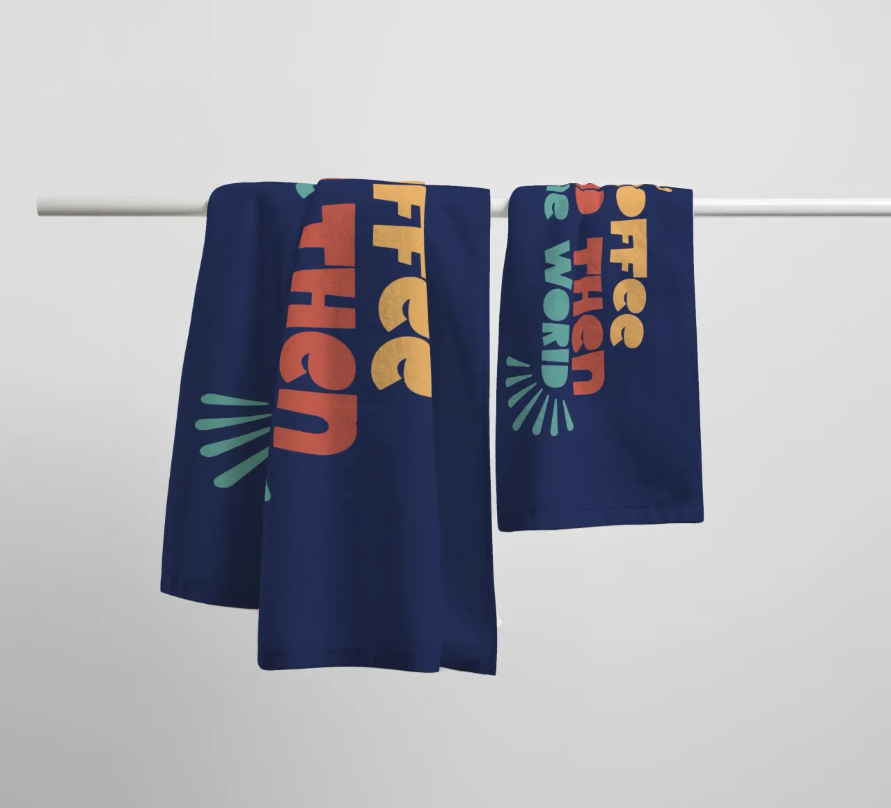 Coffee and then the world towel by Gunawan Rb