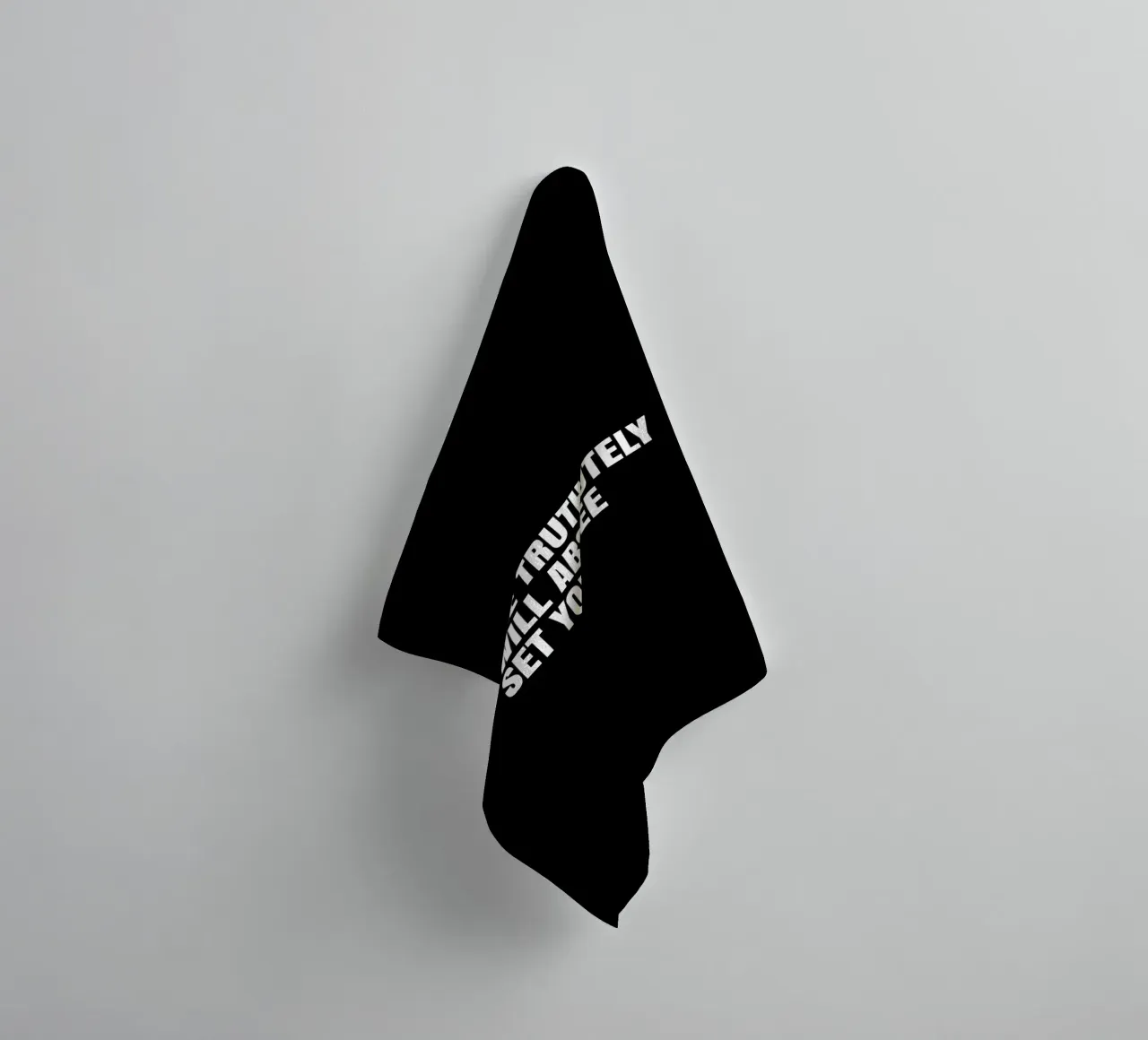 The truth will absolutely set you free serviette de bain de happieeagle