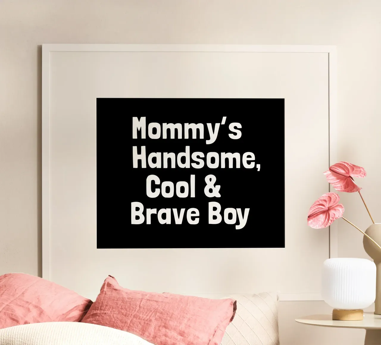 Mommy's handsome, cool and brave boy carta hahnemühle da happieeagle