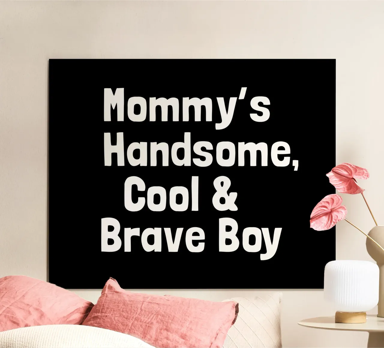 Mommy's handsome, cool and brave boy carta hahnemühle da happieeagle