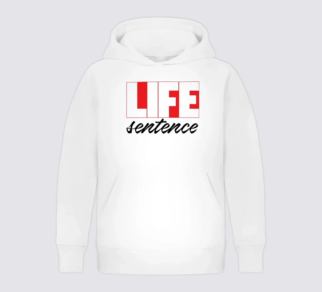 levenslange gevangenisstraf kinder hoodie van ririedis