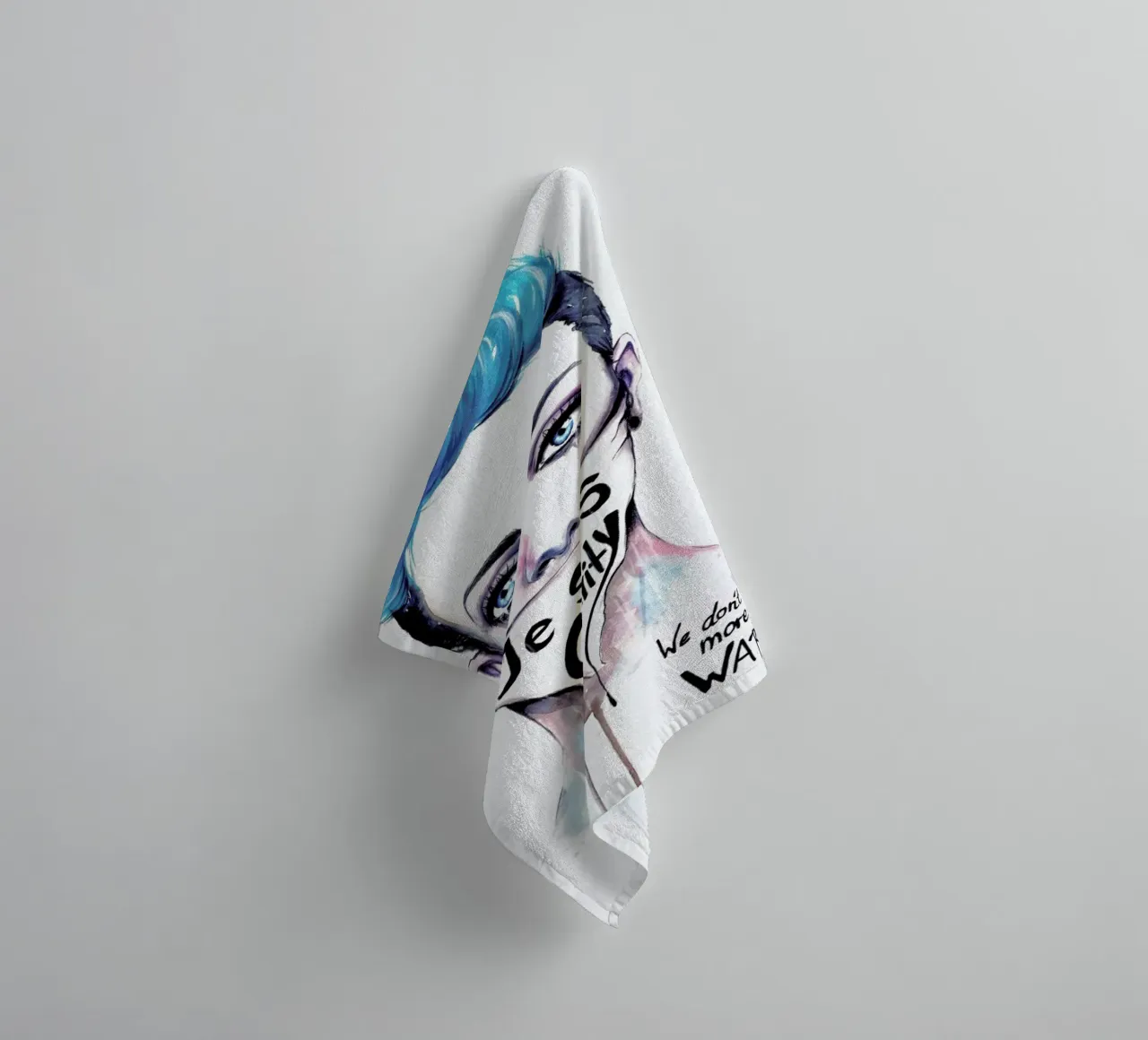 Je Suis Charity towel by Pixie Cold