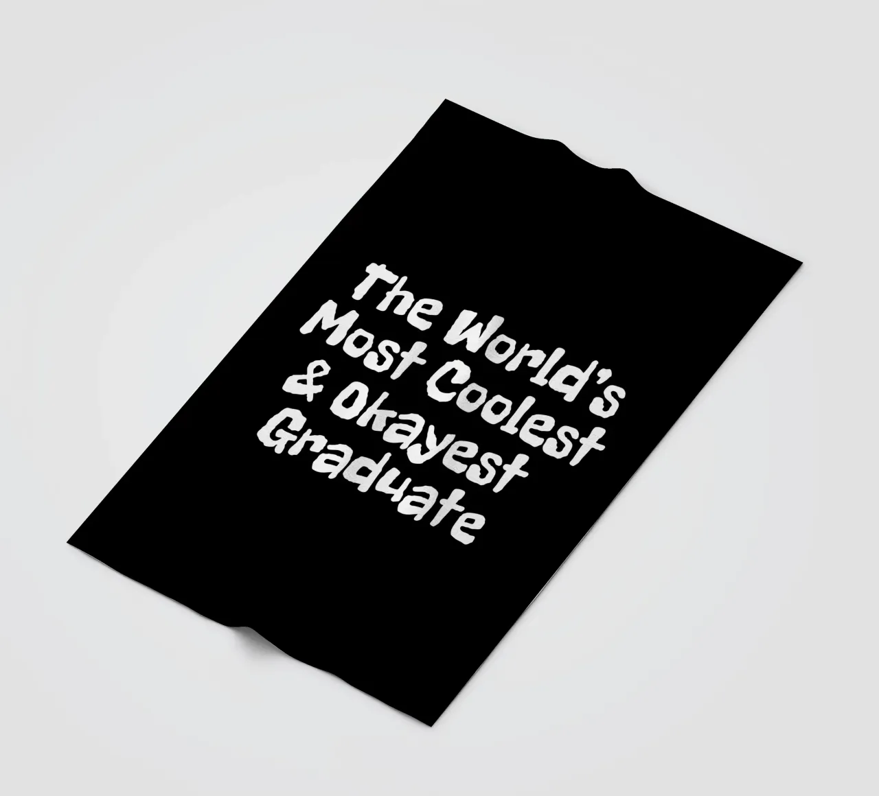 The world's most coolest and okayest graduate coperta in pile da happieeagle