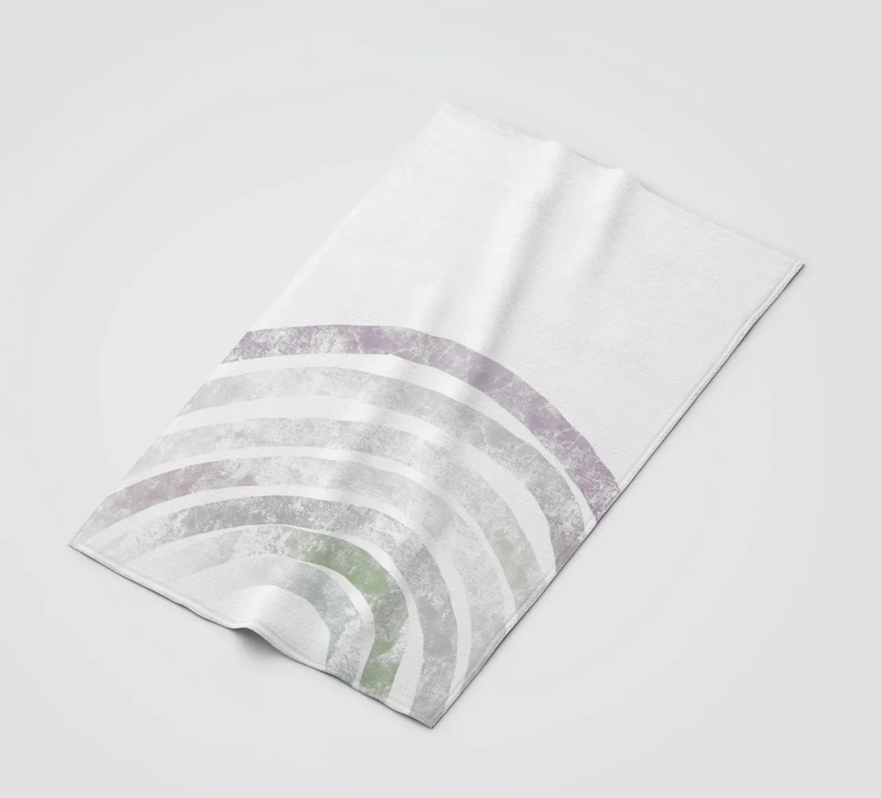 Rainbow with Name fleece blanket by Magnific