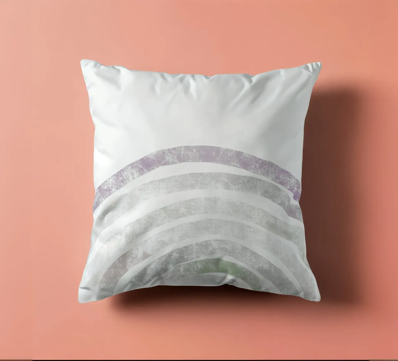 Rainbow with Name Kissen von Magnific