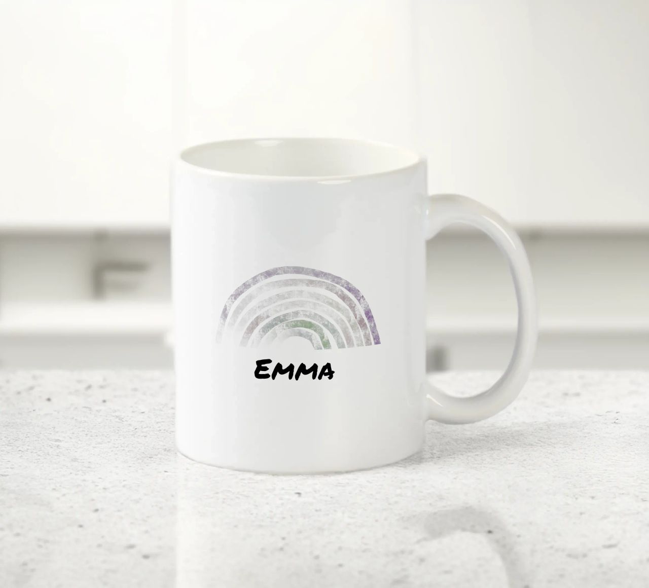 Rainbow with Name tazza in ceramica da Magnific