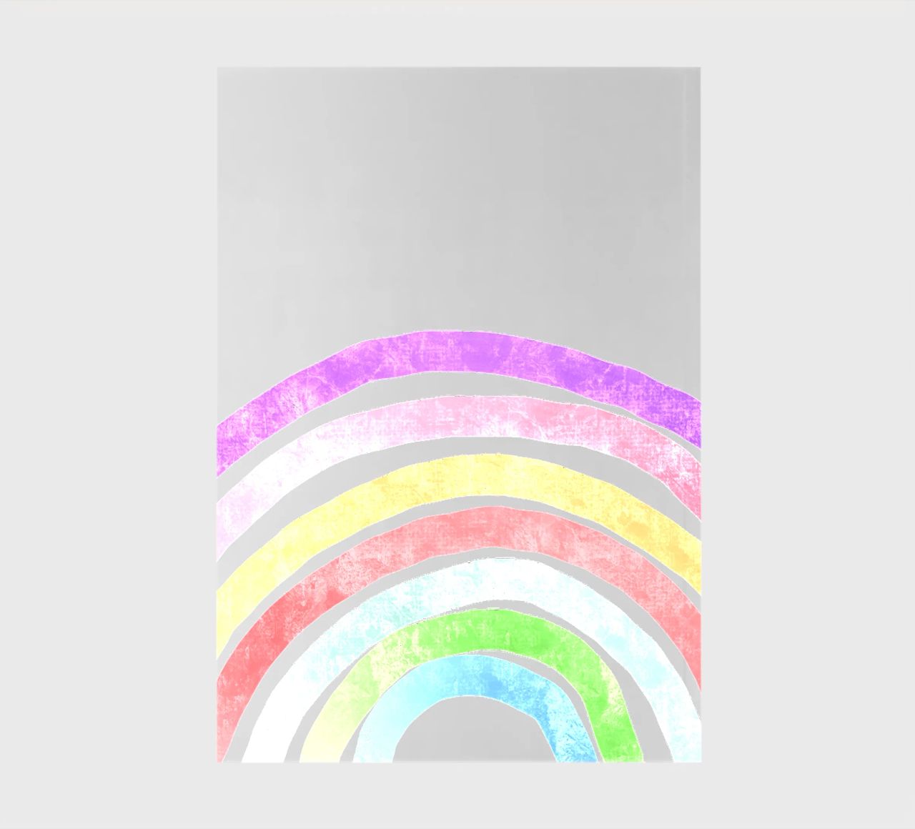 Rainbow with Name notebook by Magnific