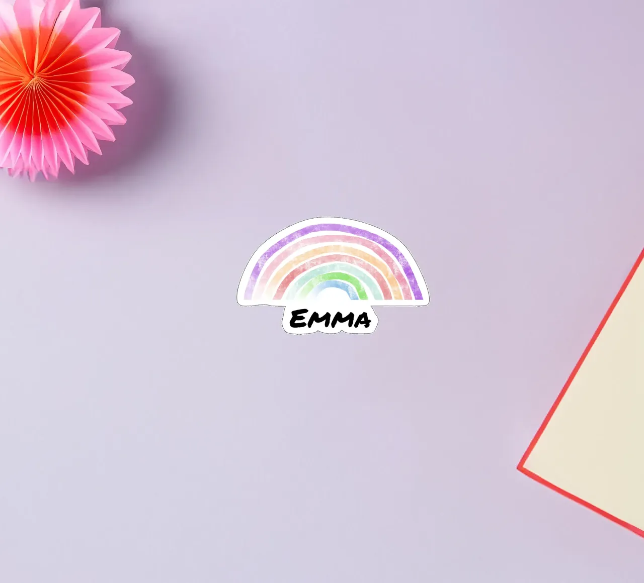 Rainbow with Name adesivo da Magnific