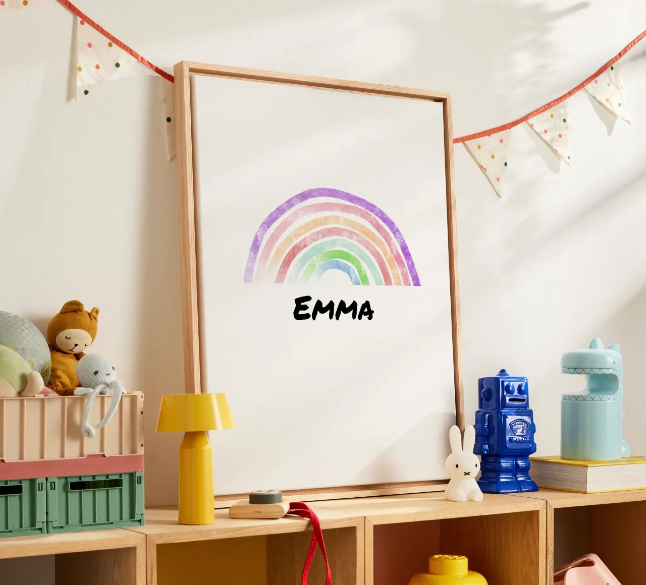 Rainbow with Name tela da Magnific