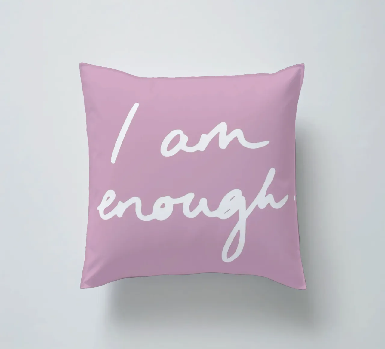 I am enough 1 decorative cushion by Studio Memb