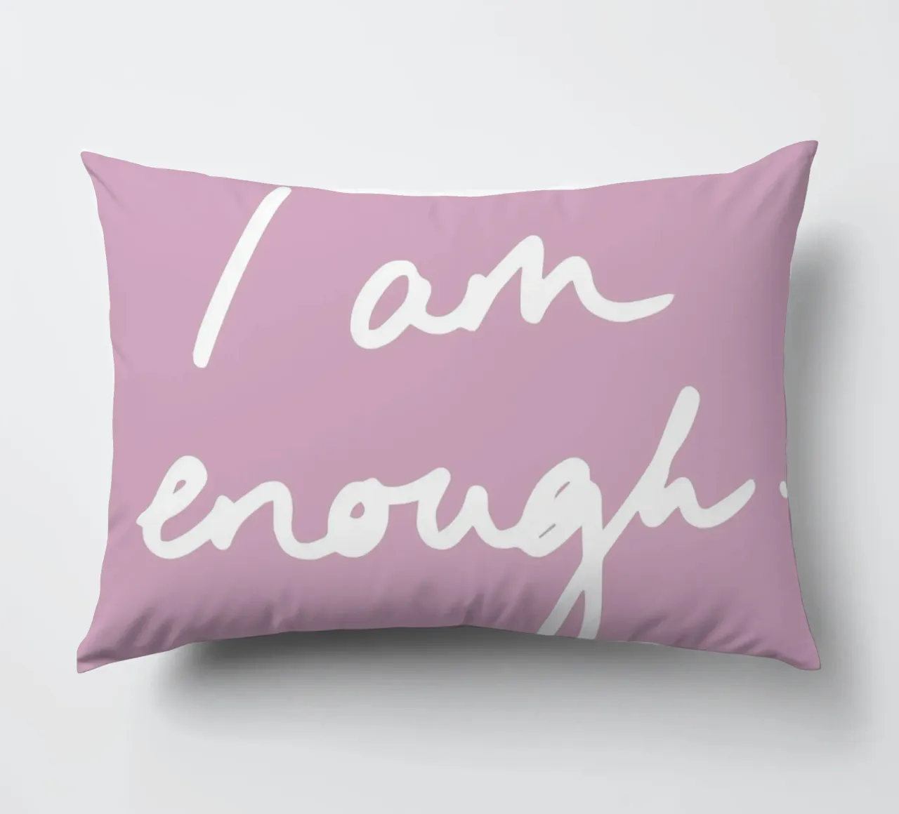 I am enough 1 decorative cushion by Studio Memb