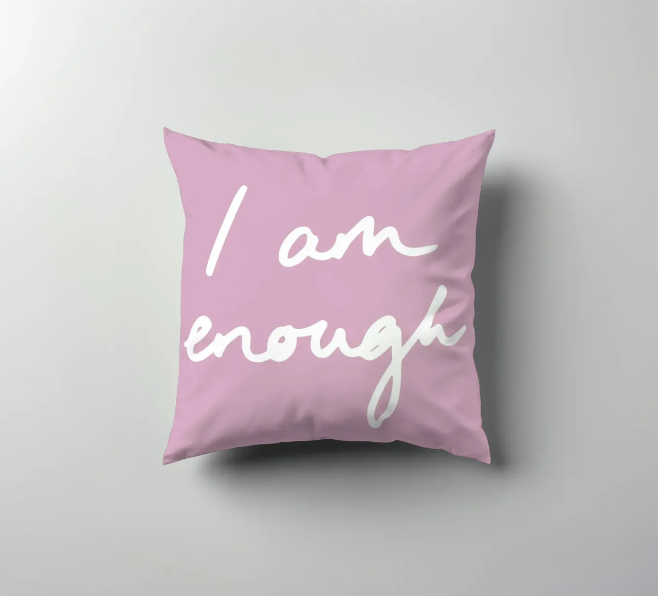 I am enough 1 decorative cushion by Studio Memb