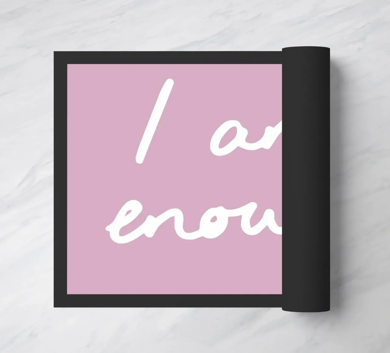 I am enough 1 Fußmatte von Studio Memb