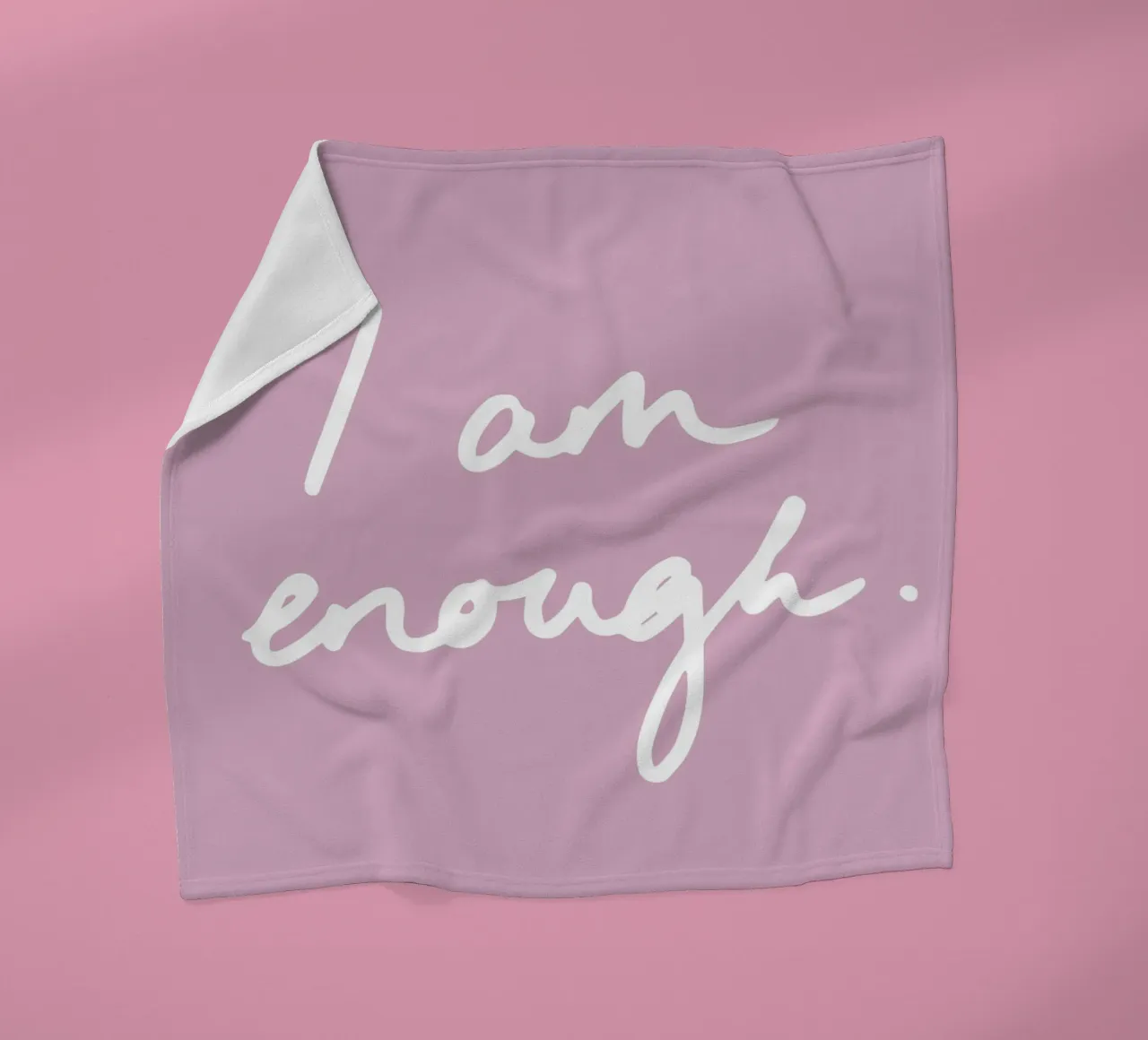 I am enough 1 manta de franela de Studio Memb