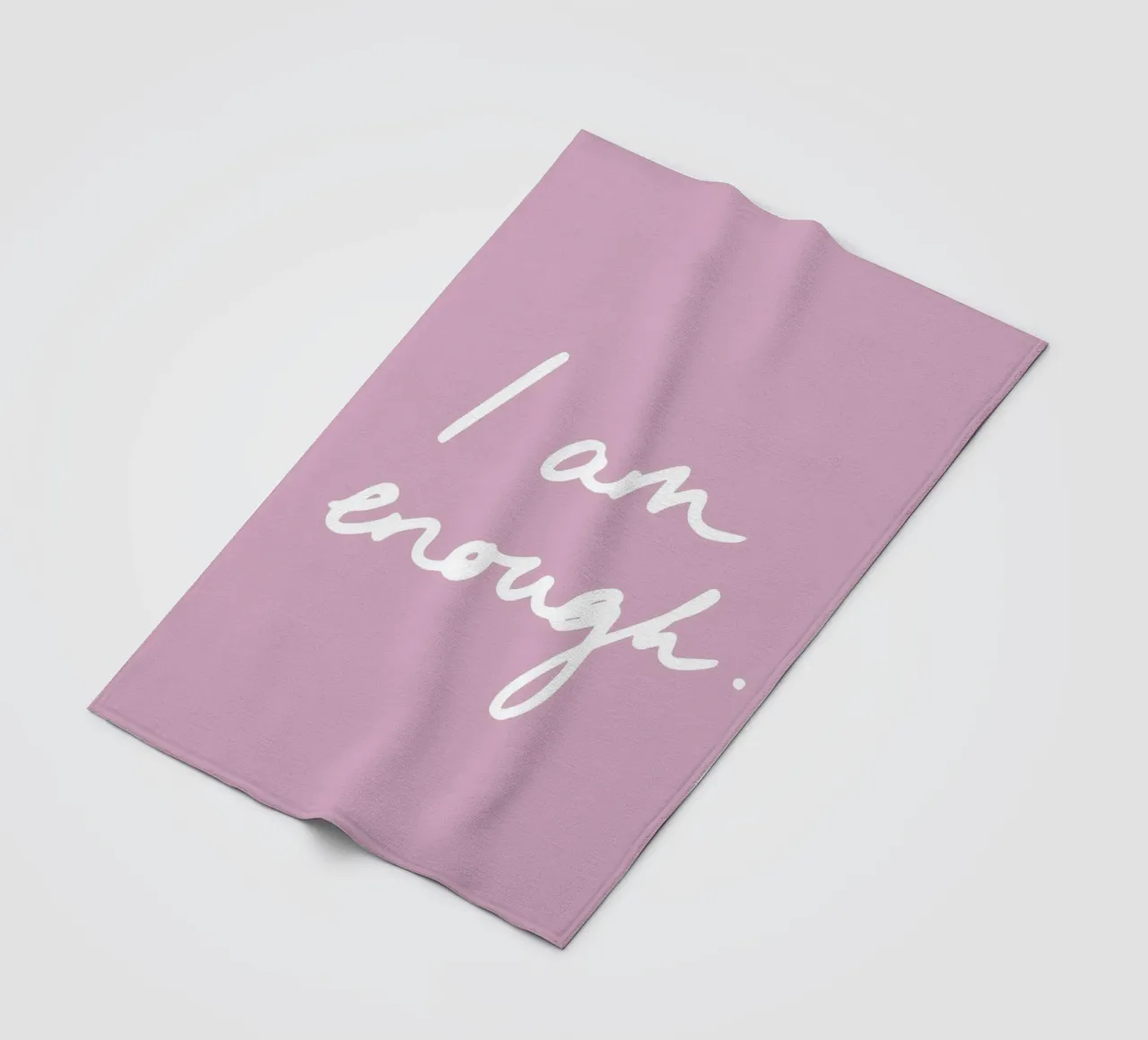 I am enough 1 manta de franela de Studio Memb