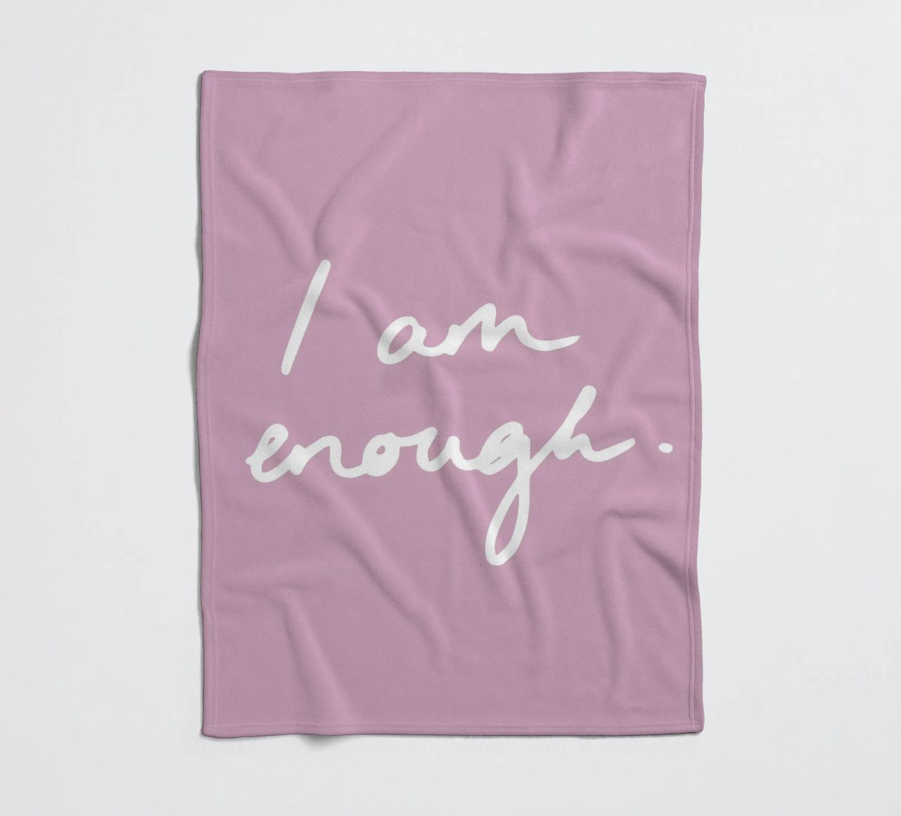 I am enough 1 coperta in pile da Studio Memb