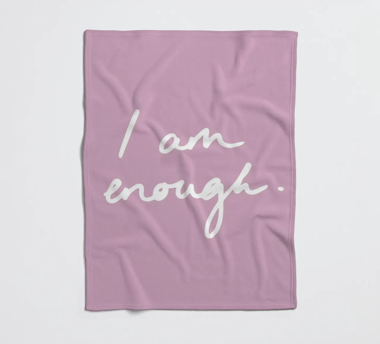I am enough 1 manta de franela de Studio Memb