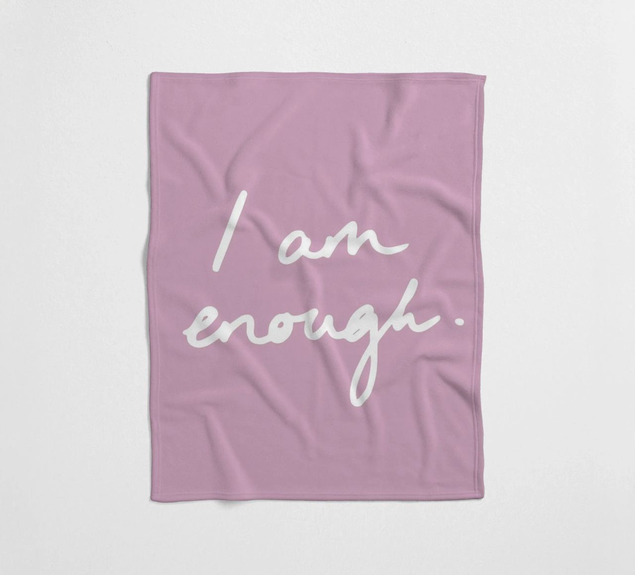 I am enough 1 coperta in pile da Studio Memb