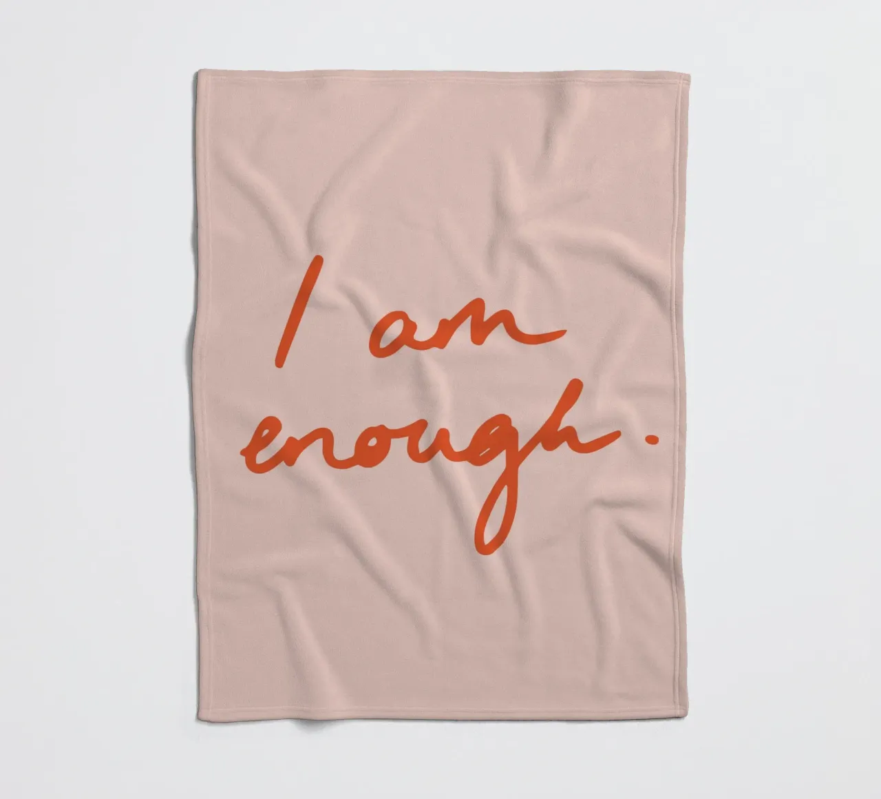 I am enough 2 coperta in pile da Studio Memb