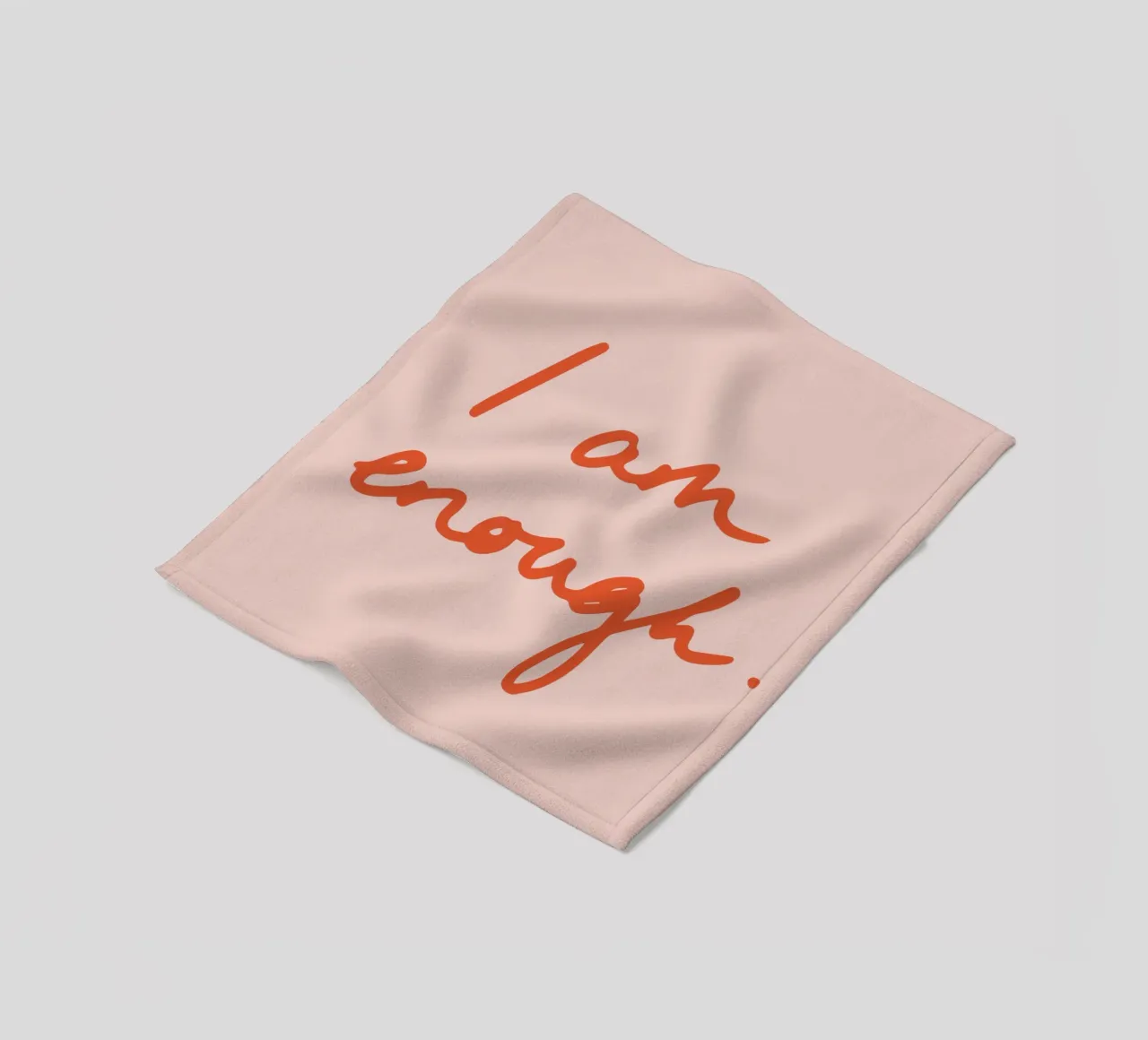 I am enough 2 coperta in pile da Studio Memb