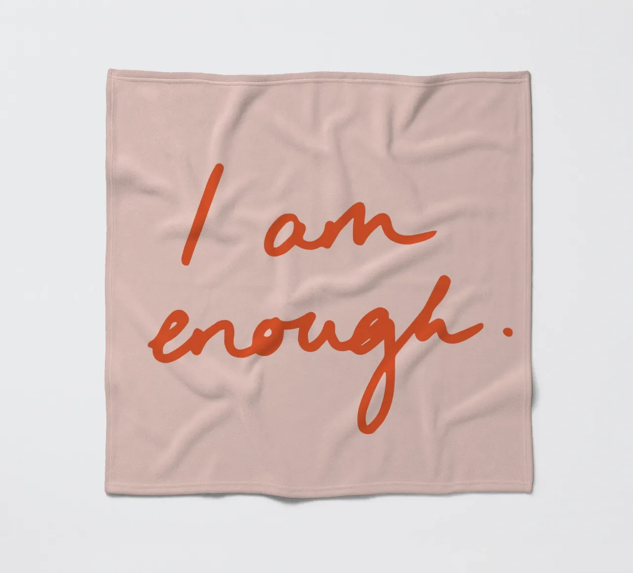 I am enough 2 coperta in pile da Studio Memb
