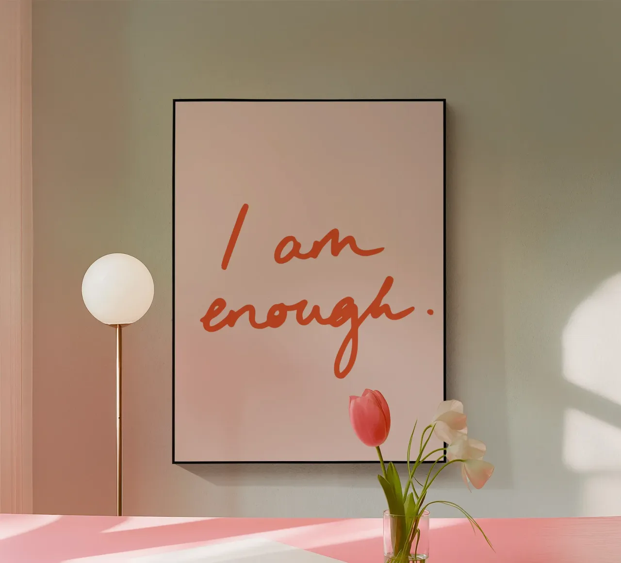I am enough 2 plexiglass da Studio Memb