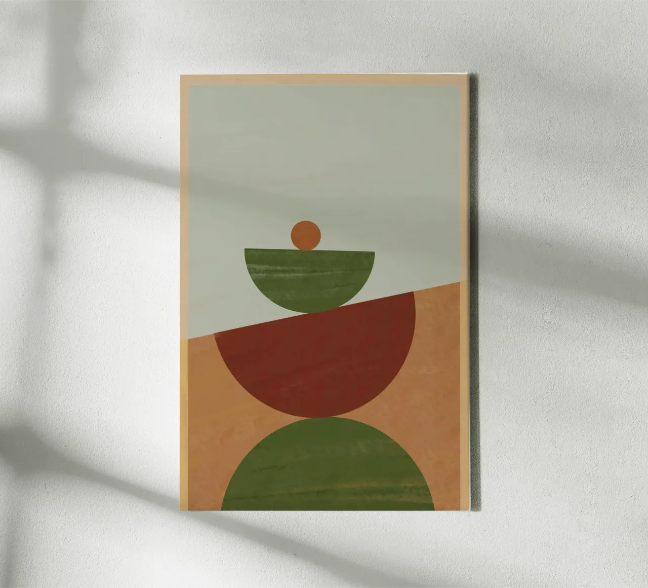 Abstract Geometric tela con Cornice a cassetta da nileshkikuuchise
