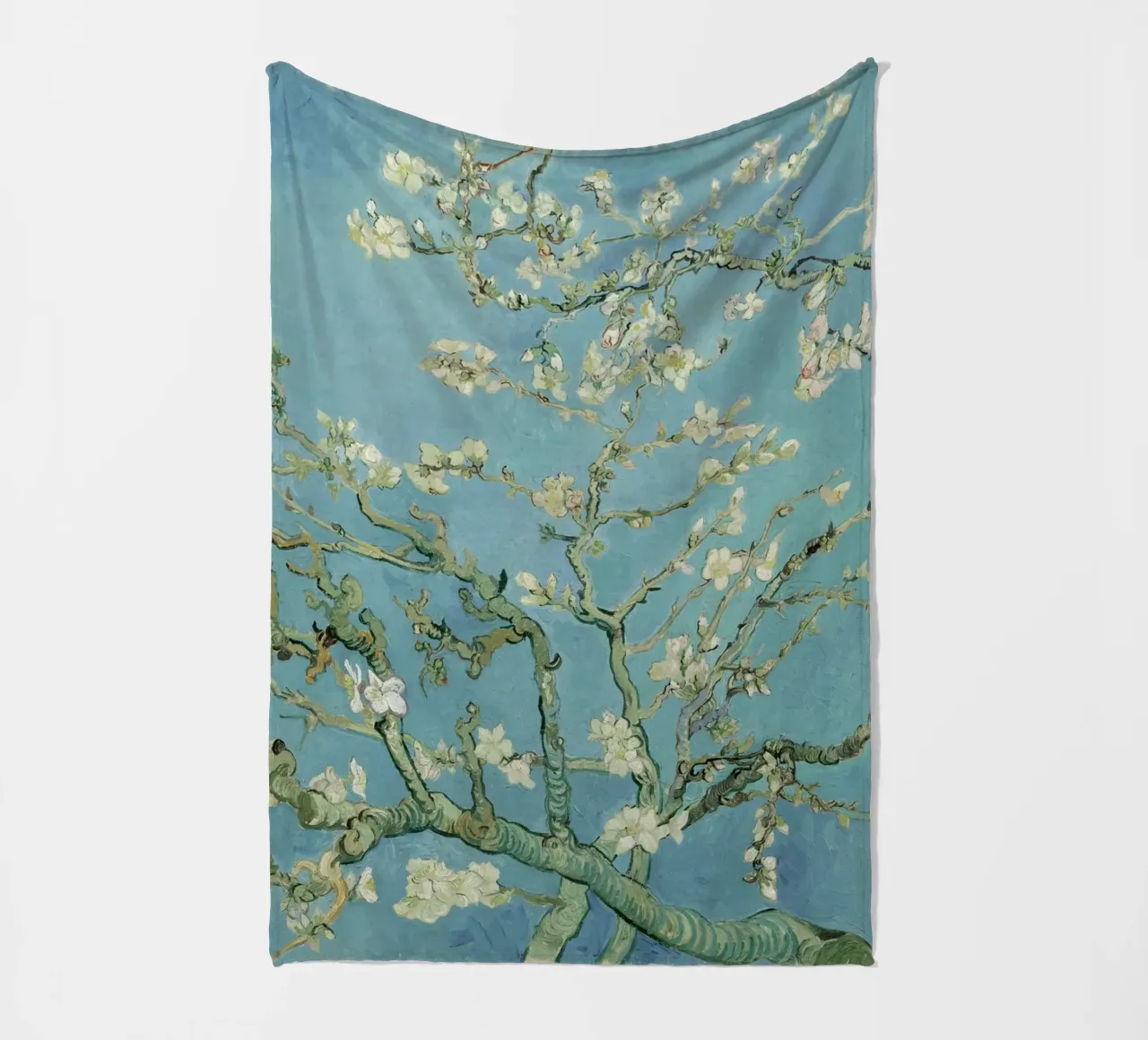 Vincent van Gogh - Rami con mandorlo in fiore coperta in pile da William Store