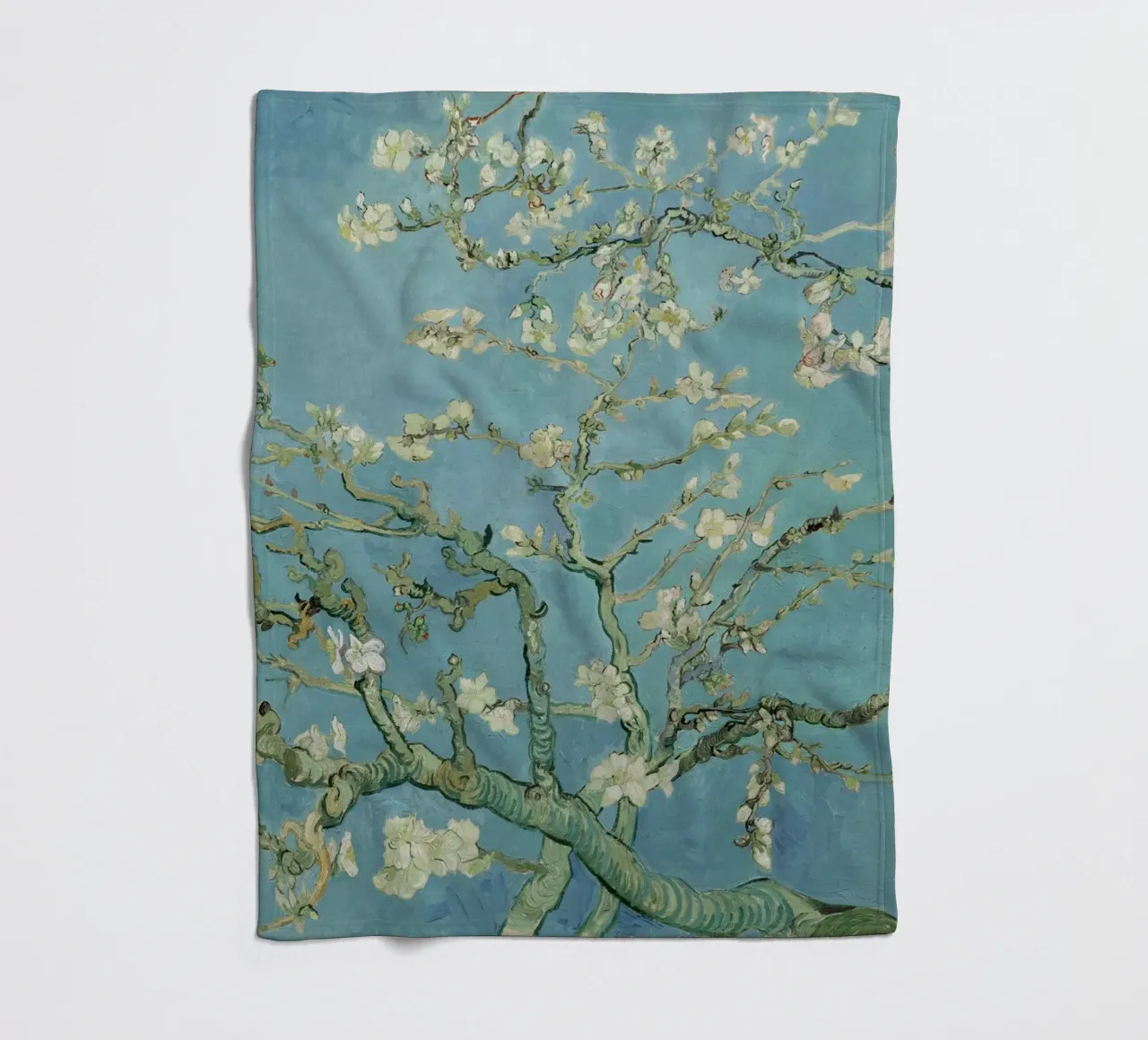 Vincent van Gogh - Rami con mandorlo in fiore coperta in pile da William Store