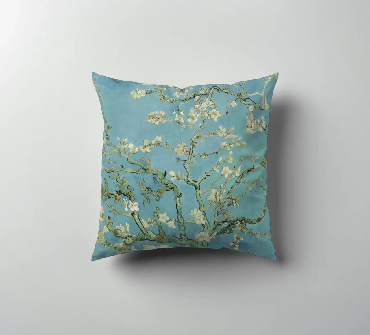Vincent van Gogh - Rami con mandorlo in fiore cuscino da William Store