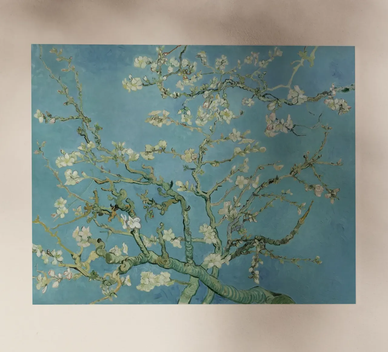Vincent van Gogh - Rami con mandorlo in fiore pellicola backlit da William Store