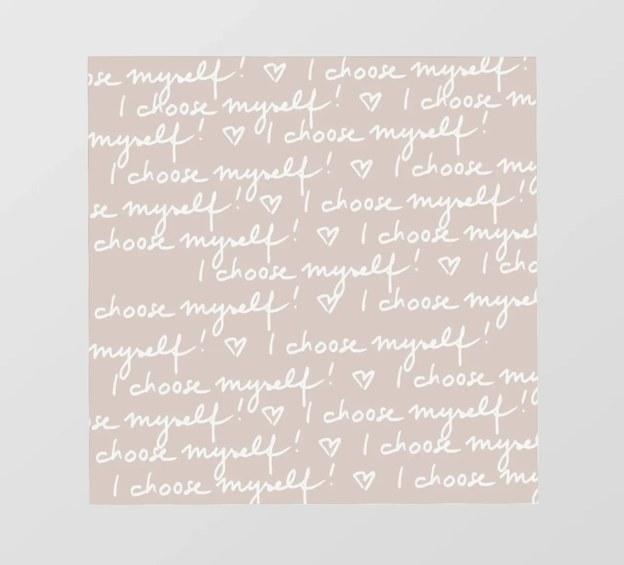 I choose myself 1 pellicola backlit da Studio Memb