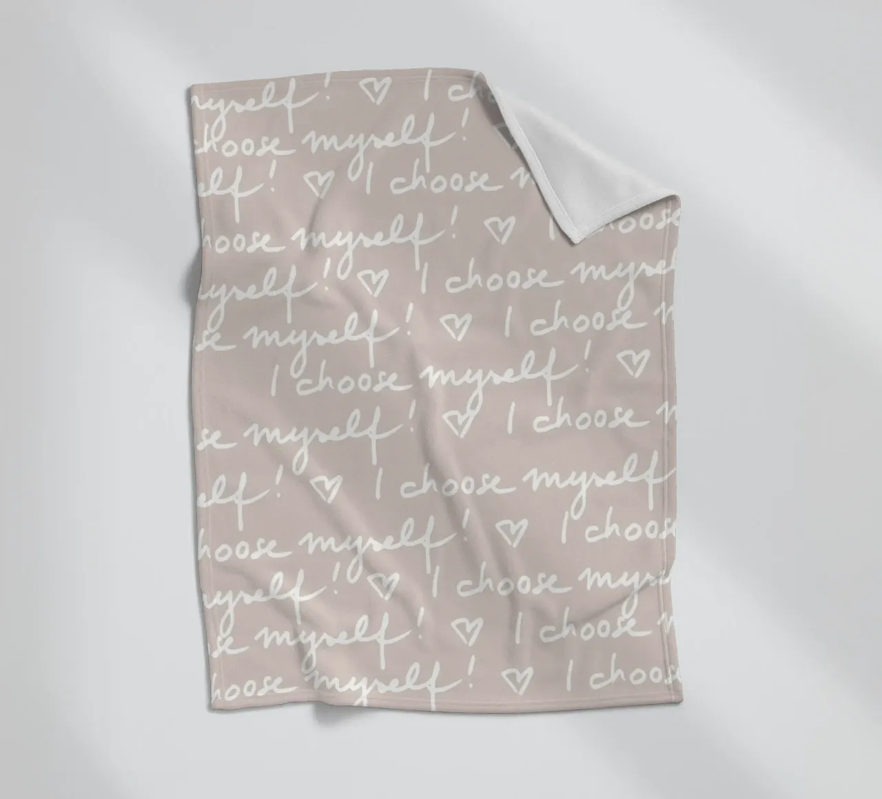 I choose myself 1 coperta in pile da Studio Memb